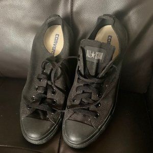 Converse All Star Black on Black Canvas